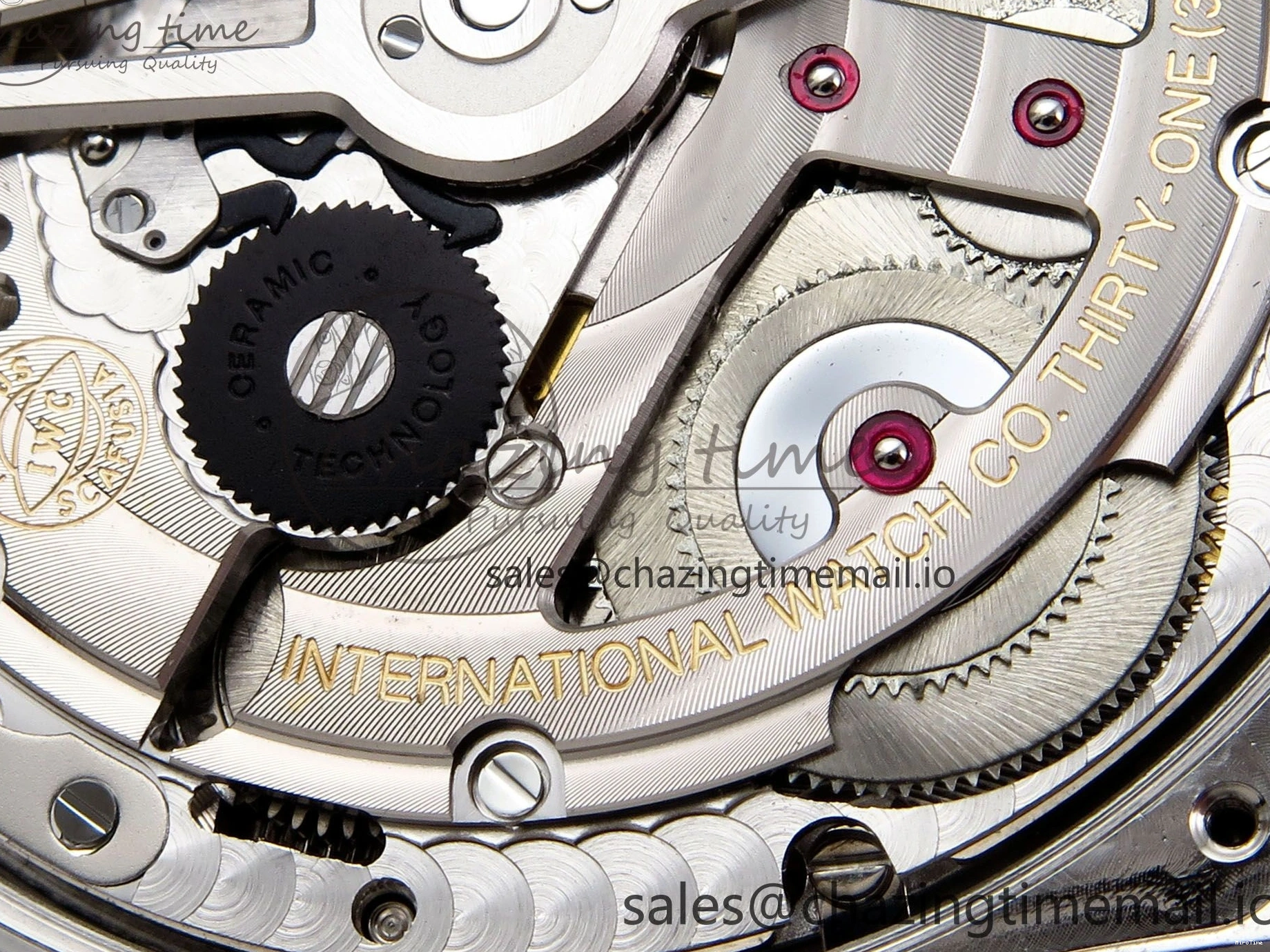 MIROTIME 0308 OnTrend Portugieser Automatic 42mm SS APSF 1:1 Best Edition White RG Dial on Black Leather Strap A 7010